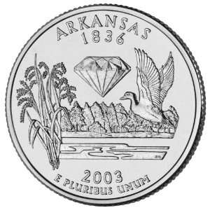  2003 P Arkansas State Quarter BU Roll 