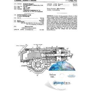  NEW Patent CD for POWER STEERING GEAR 