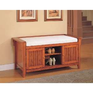   Mission Style Accent Entryway / Hallway Storage Bench