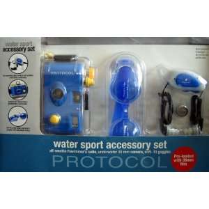  PROTOCOL WATER SPORT ACCESSORY SET  ALL WEATHER/SWIMMERS RADIO 