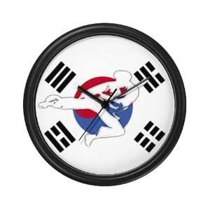  Tae Kwon Do Flyer Wall Clock