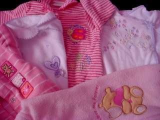  BABY GIRL SLEEPWEAR sleepers pajama 0 3 MONTHS WINTER SPRING CLOTHES 