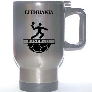  Lithuanian Team Handball Stainless Steel Mug   Lithuania 