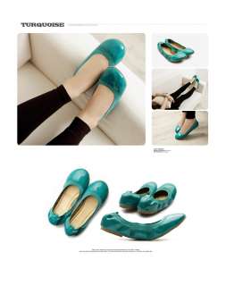 NEW Womens Shoes Ballet Flats Loafers Comfort Cute Enamel Multi 