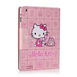  Ecell   PINK PHONE HELLO KITTY LEATHER CASE & STAND FOR 