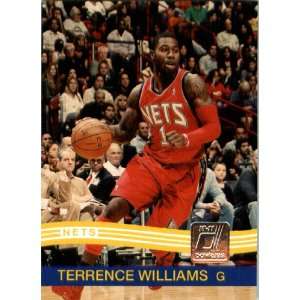 2010 / 2011 Donruss # 11 Terrence Williams New Jersey Nets NBA Trading 