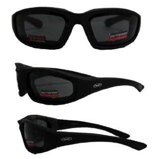   eyewear shatterproof polycarbonate lenses matte black frame uv400