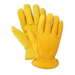   Thinsulate Lined Grain Deerskin Gloves, Tan, X Large