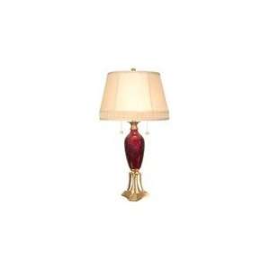  Dale Tiffany Alton Dome Shaped Table Lamp With Fabric Shade 