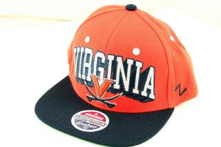  Cavaliers Blockbuster Orange & Navy Blue Snapback Hat from Zephyr