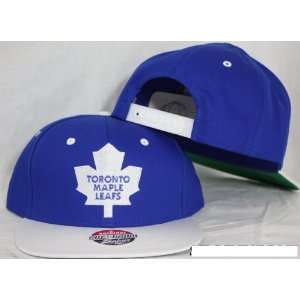   Leafs Snapback Blue / White Two Tone Adjustable Plastic Snap Back Hat