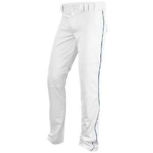  Under Armour Mens Steal Piped Baseball Pants White/Navy 