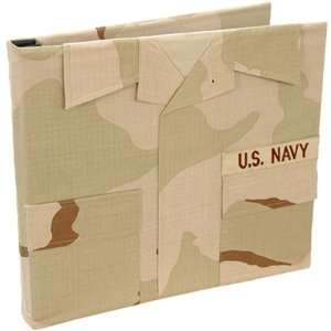  Uniformed U.S. Navy Desert Combat Uniform Keepsake Album 