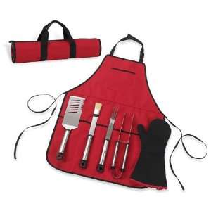  Chefs Barbecue Apron and Tools Patio, Lawn & Garden