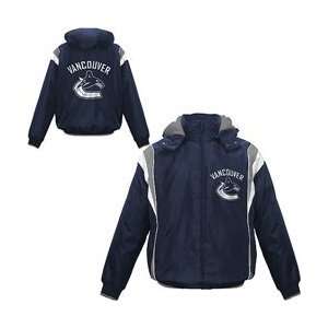 III Vancouver Canucks Poly Oxford Full Zip Parka   Vancouver Canucks 