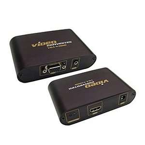   40 40VH02 VGA Video and 3.5mm Stereo Audio to HDMI Converter / Adapter