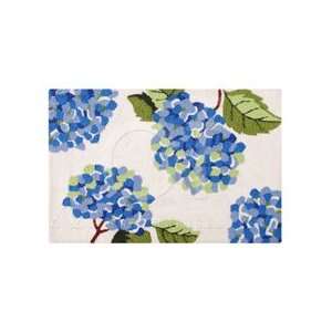  2 x 3 Washable Rug, Hydrangeas