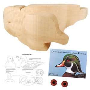  Woodcarving   WOOD DUCK DR TUPELO KIT