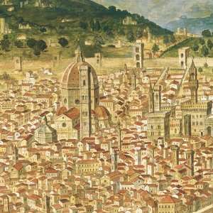    Florence Antique Map Italian Wrapping Paper