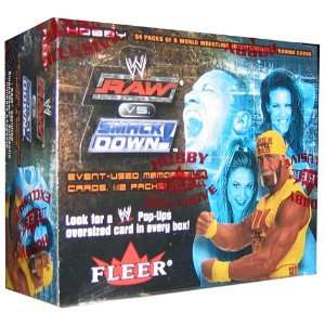  WWF Raw Vs. Smackdown Wrestling Trading Cards HOBBY Box 